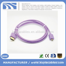 Kuyia Marke Heißer Verkauf schönes 1.4v Mikro HDMI ZU HDMI Mann zum männlichen Kabel
